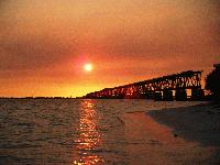 Sunset on eastern side of Old Bahia Honda Bridge! This is my fourth year coming to camp at the park in April and this year was the best!! We will be back, if possible, for two weeks next April!